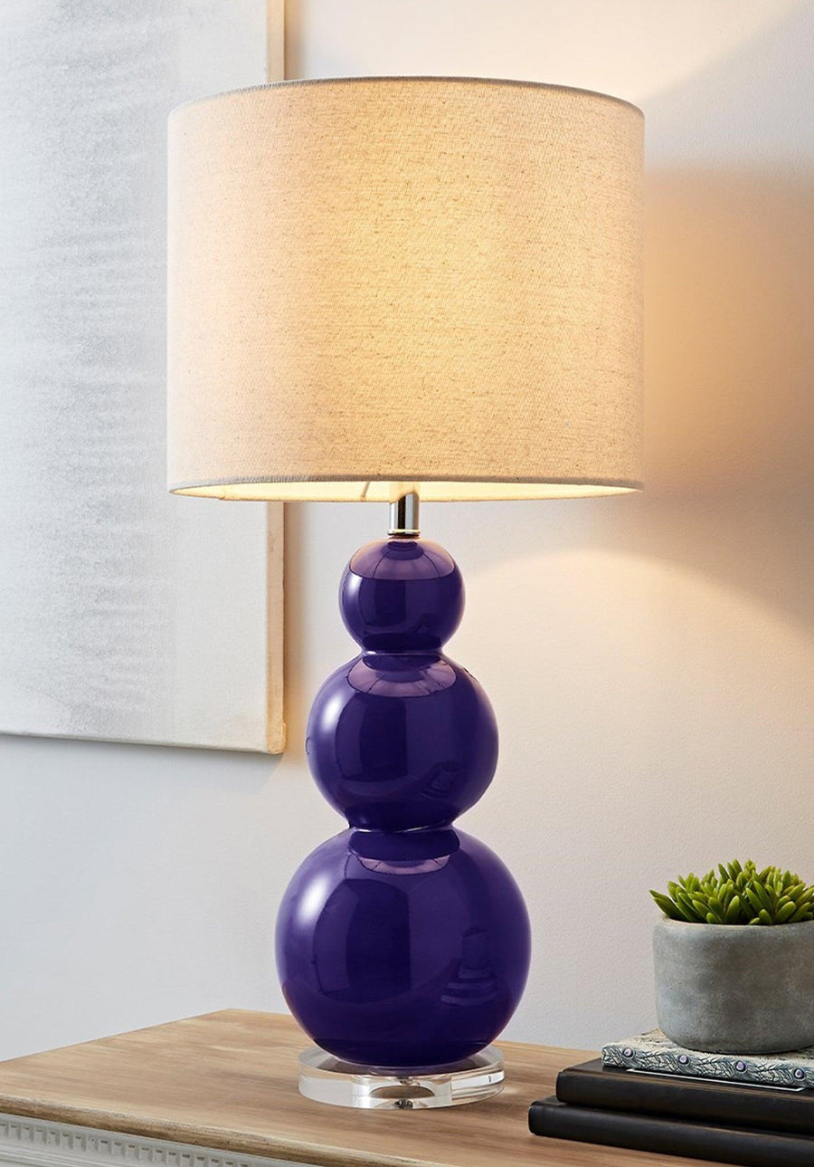 Village At Home Helly Glass Table Lamp Lifestyle Image