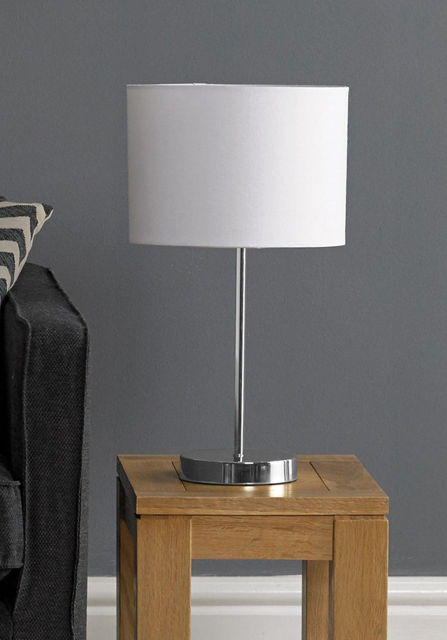 Village At Home Islington Touch Control Table Lamp Chrome