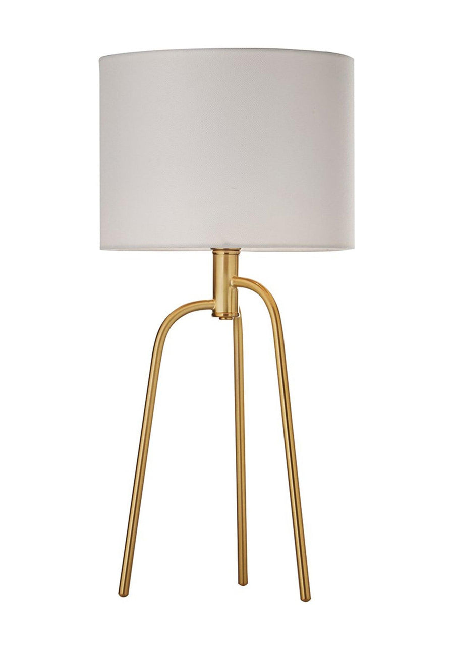 Village At Home Jerry Tripod Table Lamp Gold