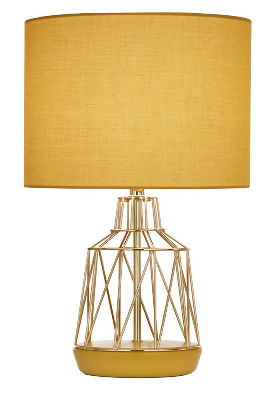 Village At Home Macaron Table Lamp Ochre - Millys Store