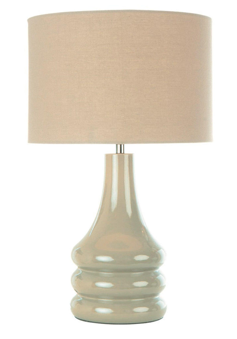 Village At Home Raj Table Lamp Putty Grey - Millys Store