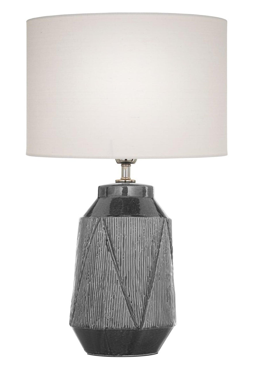 Village At Home Safi Table Lamp Grey - Millys Store