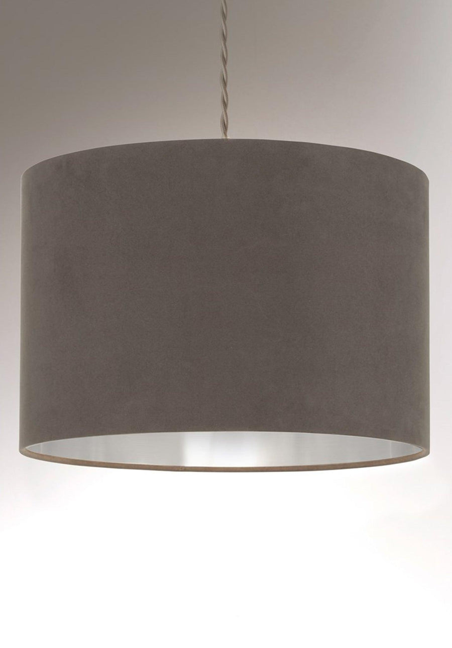 Village At Home Velvie Pendant Shade Grey - Millys Store