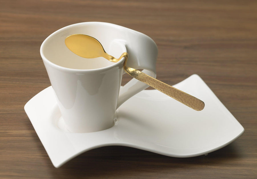 Villeroy & Boch Cutlery New Wave Caffe Demi-Tasse Spoon Gold Plated - Millys Store