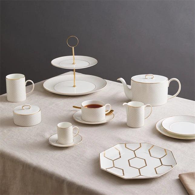 Wedgwood Gio Gold 2 Tier Cake Stand - Millys Store