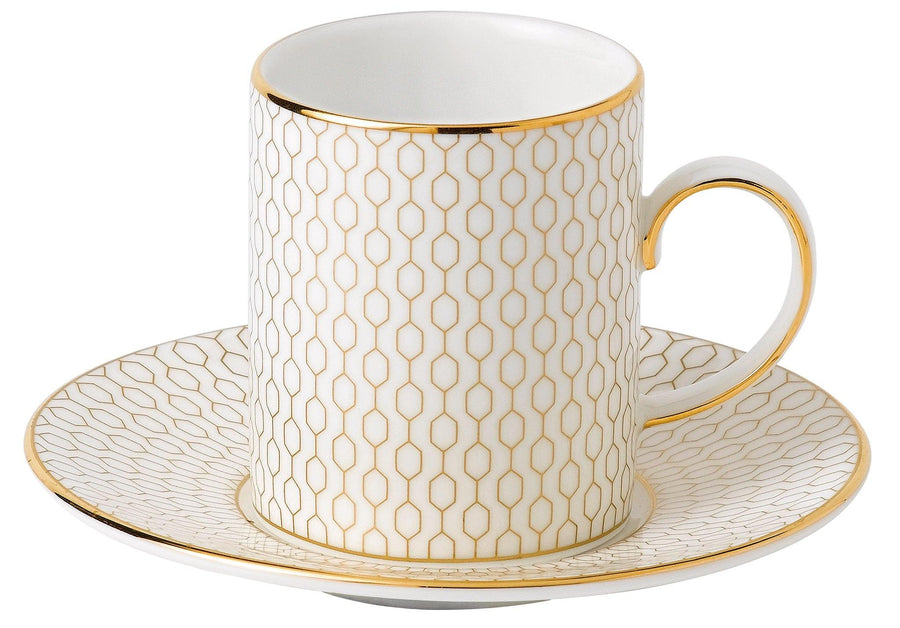 Wedgwood Arris Espresso Cup and Saucer - Millys Store