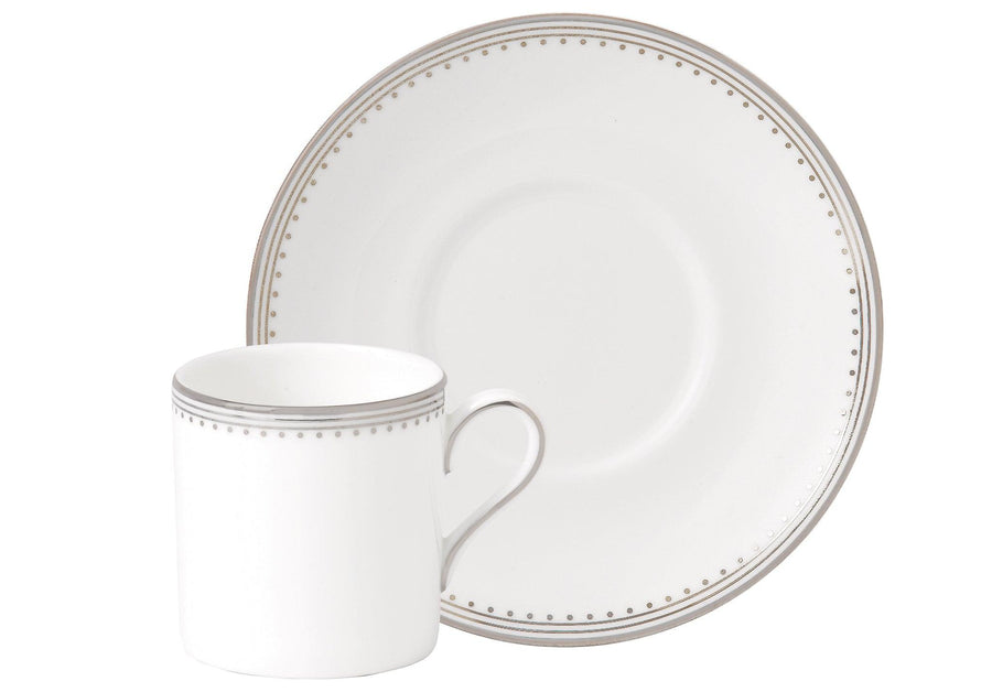 Wedgwood Vera Wang Grosgrain Coffee Cup and Saucer - Millys Store