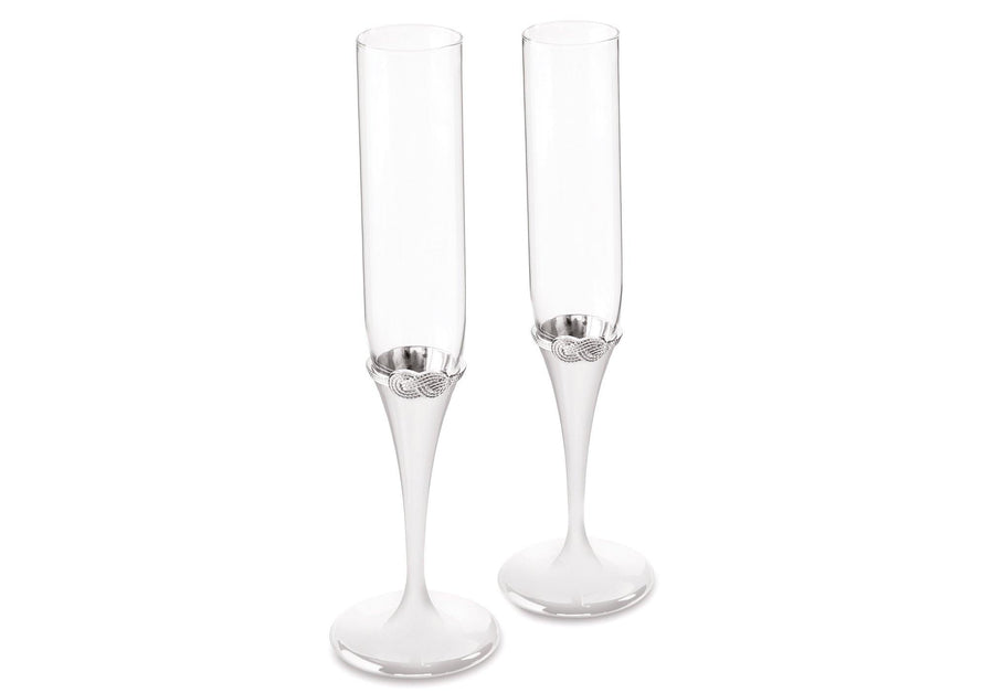Wedgwood Vera Wang Infinity Pair of Toasting Flutes - Millys Store