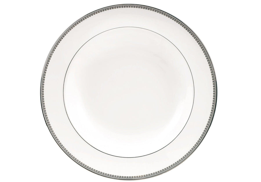 Wedgwood Vera Wang Lace Platinum Soup Plate 23cm - Millys Store